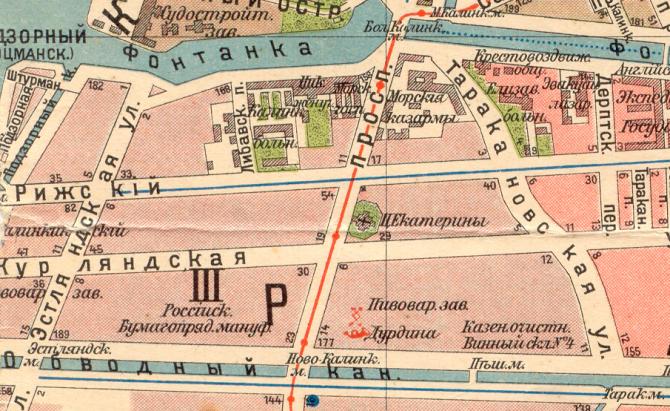 Карта рижский пр