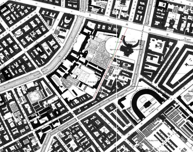 План шуберта санкт петербург 1828