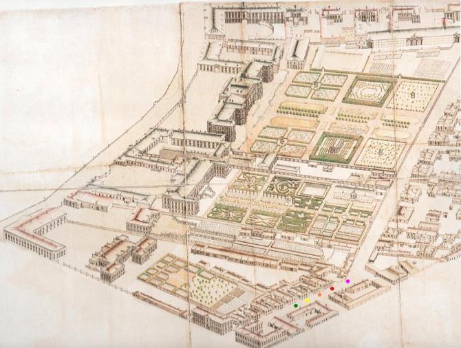 Аксонометрический план санкт петербурга 1765 1773
