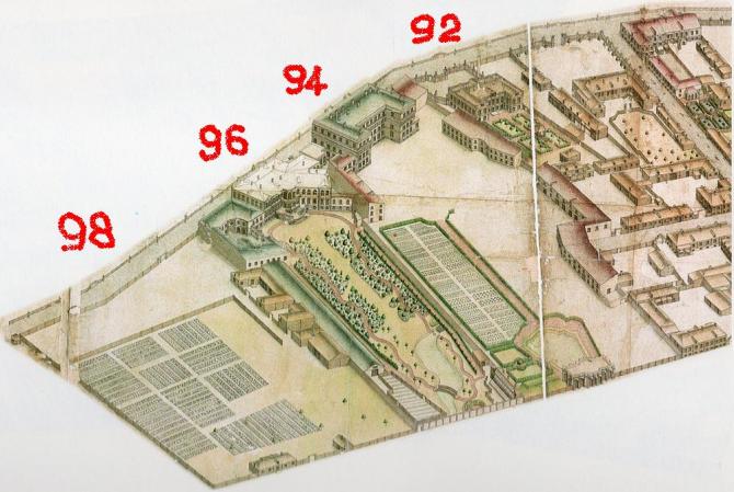 Аксонометрический план санкт петербурга 1765 1773
