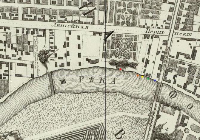 План санкт петербурга 1753