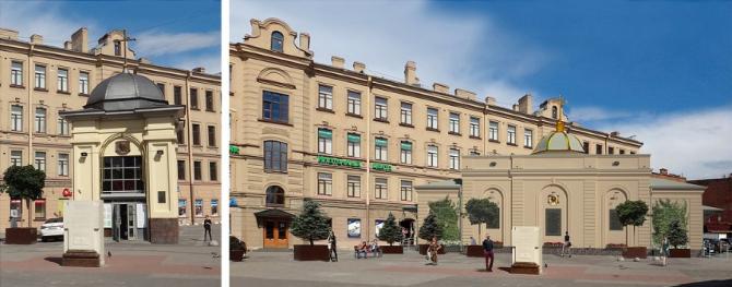 часовня у метро сенная площадь