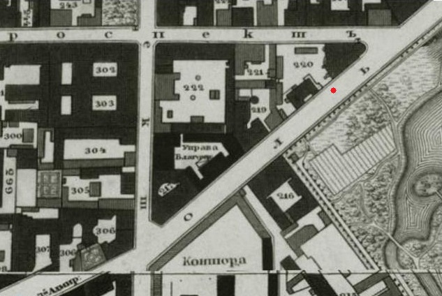 План шуберта санкт петербург 1828